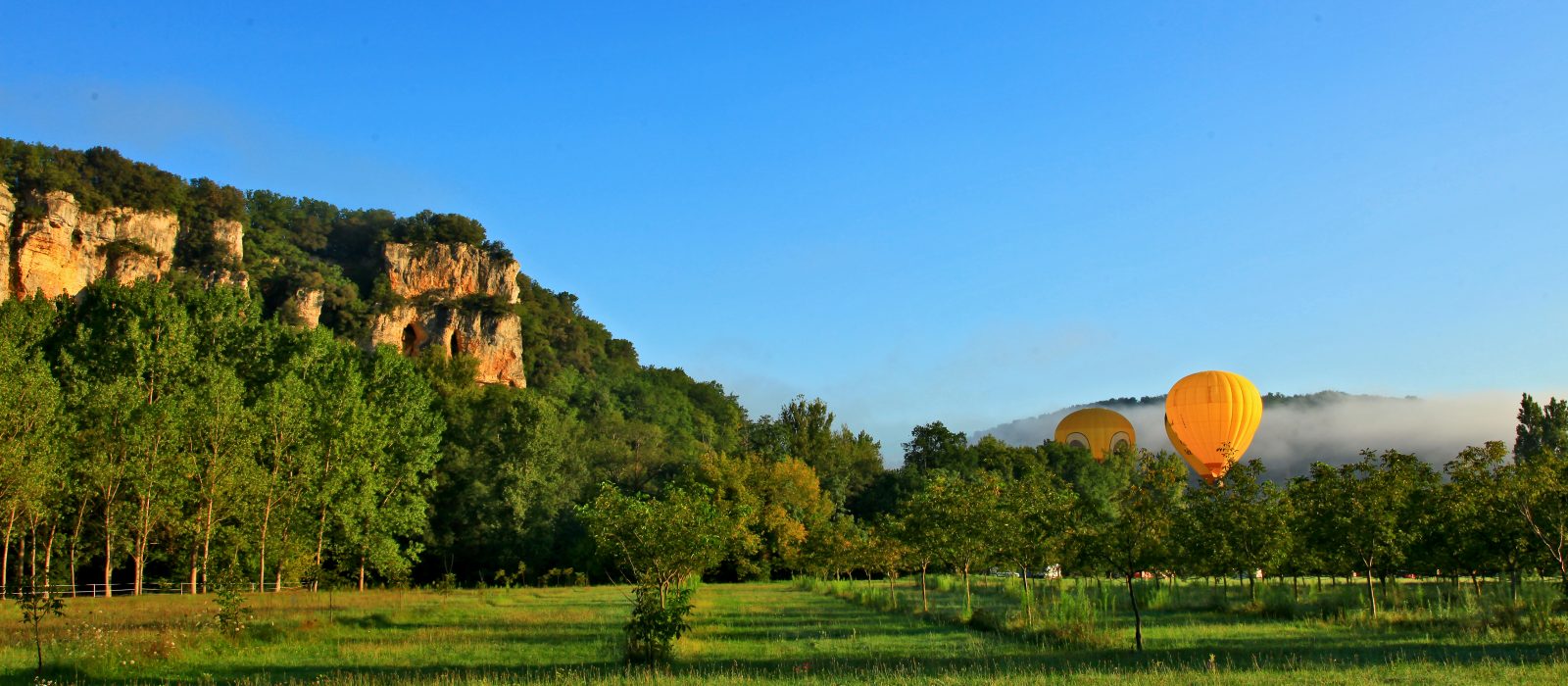 vol en Montgolfière sur la Vallée de la Dordogne