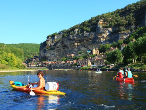 canoë sur la Dordogne à La Roque Gageac