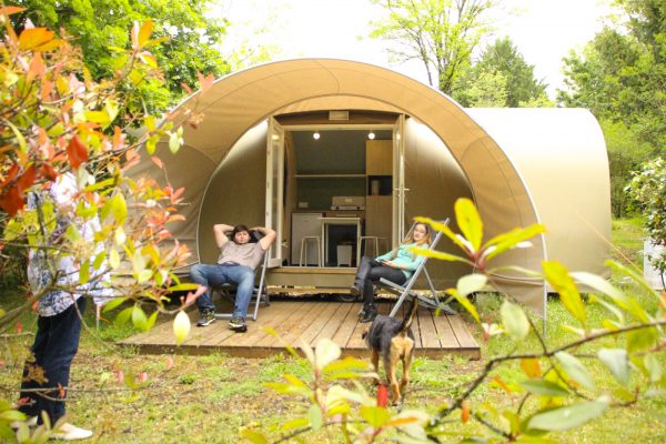 location insolite en Dordogne pour 4 personnes au camping Au p'tit Bonheur